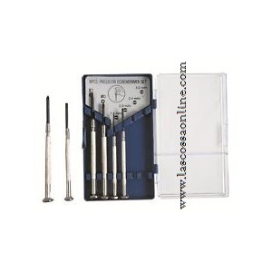 Cacciaviti da orologiaio 6 pz. (4Tg+2Cr)