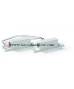 Contatto magnetico rettangolare a vista in ABS bianco IP65