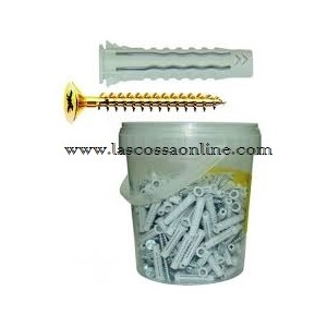 Tassello in Nylon MXV d6x30mm. (secchiello da 150pz.)