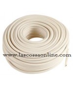Cavo H05VV-F gommato 2x1mm bianco