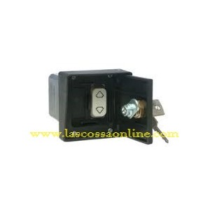 Chiusino ad incasso + Doppio pulsante + modulo vuoto 70x70x29