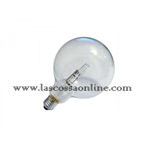 Lampada alogena globo trasparente 70W E27 2800K