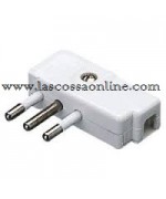 Spina 10A a 90° bianca